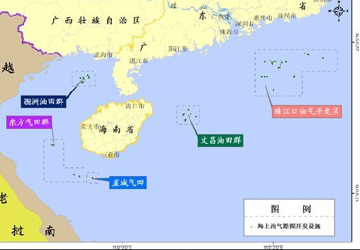 我國(guó)南海油氣資源的分布圖2016 我國(guó)南海油氣資源的分布圖2016