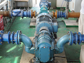 山東某污水處理廠---沉淀池污泥轉子泵 山東某污水處理廠---沉淀池污泥轉子泵